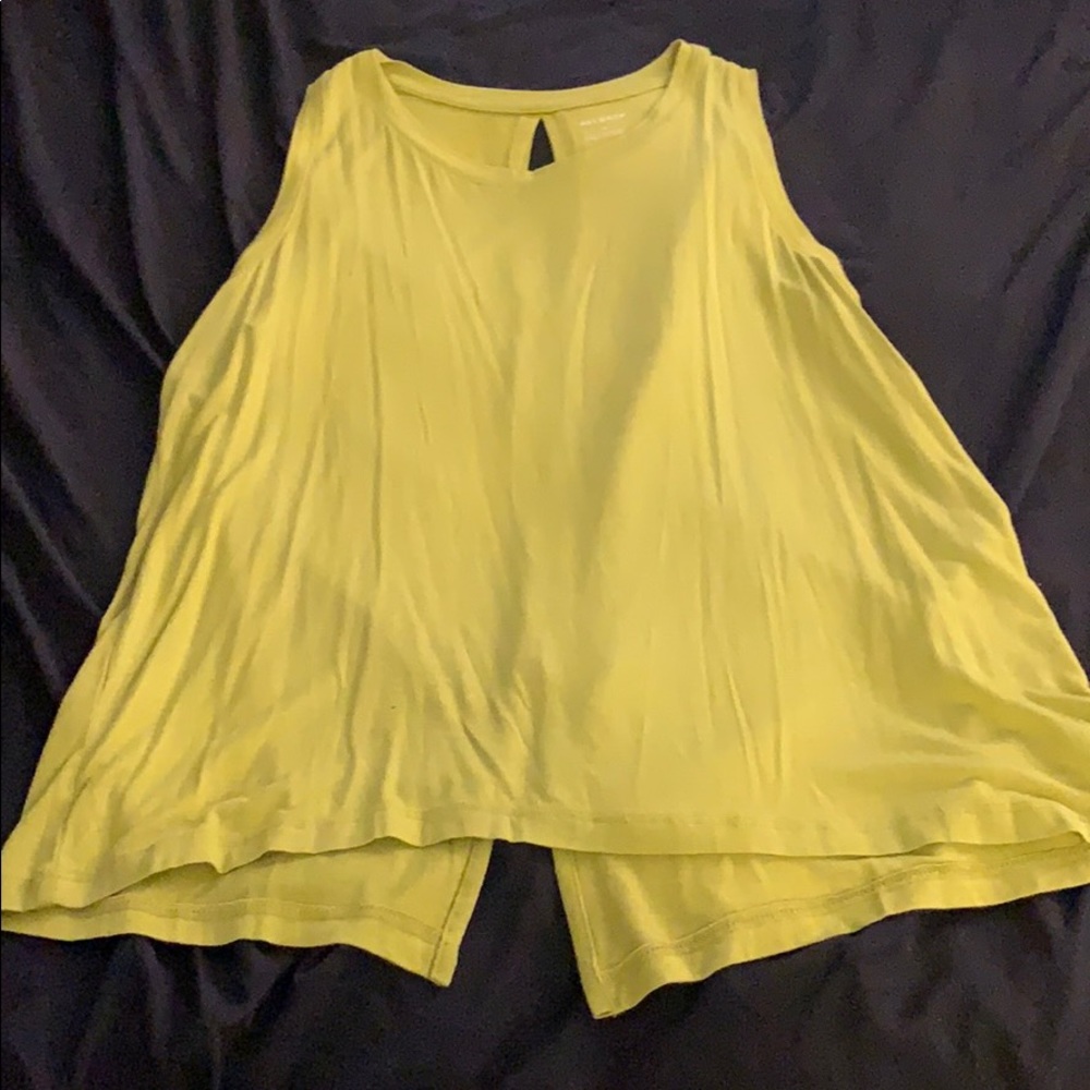 Halogen Lime green Tank top